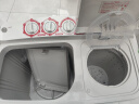 小天鹅（LittleSwan）双缸洗衣机双桶半自动 原厂品质电机 强劲水流 洗脱分离 可以单独脱水机 适合家庭老人用 8公斤双缸TP80VDS08 实拍图