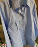 茵曼（INMAN）2026年春夏新款长袖薄荷曼波衬衫女宽松通勤显瘦职业气质上衣 普蓝色-18314484 XL 实拍图