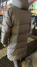 京东京造面包长款羽绒服运动户外秋冬加厚保暖外套男 砾石灰 XL 实拍图