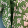 迷你巴拉儿童羽绒服男女童厚款保暖连帽棉服防风保暖羽绒外套【防水透湿】 绿白色调 90 实拍图