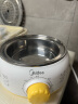美的（Midea）煮蛋器蒸蛋器双层14颗蛋家用自动断电迷你鸡蛋羹神器防干烧不锈钢便携式MZ-ZDE1612 实拍图