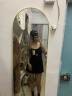 QBILY 游泳衣女【两件套】连体裙保守遮肚泡温泉ins长袖外套可拆卸胸垫 黑-连体泳衣两件套【90-125斤】 实拍图