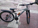 永久（FOREVER） 自行车男女26寸铝合金山地车27变速双碟刹减震学生成人越野单车 26寸油碟 幻影灰 【建议身高153-186cm】 实拍图