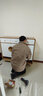 康柏森（KABORSOM） 新中式玄关柜鞋柜实木框一体靠墙家用门厅柜客厅换鞋凳储物柜 原木套白三门三抽120 实拍图