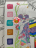 弥鹿（MiDeer）儿童水粉涂鸦绘本轻描淡彩宝宝画画一体式水彩涂色套装便携填色 童话梦境（进阶款5岁+丨含画笔） 实拍图