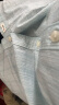 全棉时代男士Polo领单排扣无弹色织格纹衬衫 浅绿 175 晒单实拍图