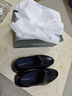 蜘蛛王男鞋休闲皮鞋男正装真皮工作鞋男士商务春夏季镂空软底爸爸凉皮鞋 黑色 41 (255mm) 实拍图
