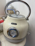 MCKAKA英国 复古恒温保温烧水壶  可视温度表高颜值电热水壶  家用1.7L大容量304不锈钢自动断电开水器 1.7L 珍珠米黄【基础款】 实拍图