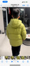 左西男童羽绒服2025冬季新款儿童三防加厚面包服长款外套 果绿色 150 实拍图