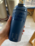 摩飞电器（Morphyrichards）烧水杯奶泡杯家用打奶泡器牛奶打发器电动咖啡搅拌加热便携式烧水壶MR6062 轻奢蓝 0.3L 实拍图