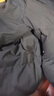 美津浓户外梭织风衣男士单层防风连帽外套男 黑色【抓绒款】 4XL  实拍图