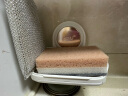 太力肥皂盒香皂盒免打孔浴室卫生间抽屉式可沥水单层吸盘皂架1个 实拍图
