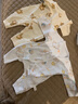 贝乐咿新生儿衣服秋季冬款刚出生婴儿和尚服连体衣纯棉初生宝宝哈衣爬服 1974动物乐园+1690坐坐熊 52cm （建议0-2个月） 实拍图