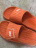 IQGD 拖鞋男女地板拖鞋软底情侣防滑浴室 橘色 36-37【适合35-36】  实拍图