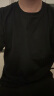 京东京造【重磅小白T】潮流净色多色圆领t恤男夏短袖打底T 黑色 XL 晒单实拍图