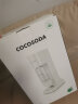 COCOSODA 苏打水机家用商用气泡水机气泡机饮料奶茶店台式0热量0脂肪0卡路里 M9白色（配1气瓶、2个水瓶，不锈钢底） 实拍图