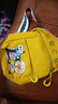 小侯爷儿童背包户外出游可爱卡通帆布小包胸包轻便百搭包时尚女童斜挎包 新货超人黄色 实拍图