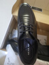 稻草人商务休闲鞋男士皮鞋男正装鞋德比鞋英伦百搭 黑色 44  实拍图
