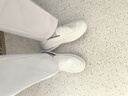 回力女鞋春夏软底透气护士鞋女舒适休闲一脚蹬防滑小白鞋女 白色 39 实拍图