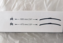 博世（BOSCH）雨刷器雨刮器神翼进口24/19(迈腾B7B6/06-11速腾/10-17大众CC) 实拍图