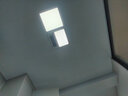 雷士（NVC） 集成吊顶灯 led吸顶灯铝扣板平板灯嵌入式厨房灯面板卫生间灯 白边 30x30cm 正白光16瓦*2 实拍图