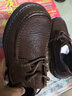 骆驼牌 男士真皮厚底增高休闲皮鞋复古百搭鞋子 P13A307007 暗棕 43 实拍图