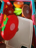 儿童玩具仿真过家家蔬菜水果切切乐切水果熟食厨房男女孩玩具35件套带可收纳手提菜篮3-6岁宝宝生日礼物 实拍图