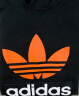 adidas毛圈布运动连帽卫衣套头衫男装阿迪达斯官方三叶草H09354 黑色 L 实拍图
