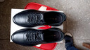 红蜻蜓男鞋春秋男士运动皮鞋牛皮休闲跑步鞋户外板鞋WTL24040黑色41 实拍图