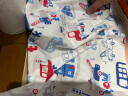 良良（liangliang）婴儿枕头0-3岁宝宝定型枕纠正护型2-6岁儿童枕头抑菌防螨四季适用 2-6岁 轨道车 棉+苎麻款 实拍图