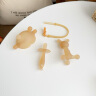 马博士婴儿牙胶磨牙胶棒小蘑菇宝宝安抚玩具防吃手牙咬胶3件套 实拍图