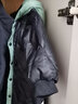 童泰宝宝羽绒服连体衣冬季轻薄婴儿三防鸭绒哈衣儿童连帽外出服 黑色 66 cm 实拍图