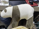 MUJI微纤维动物靠垫 午睡抱枕靠垫 熊猫 象牙色 小 32.5x48.5cm 实拍图