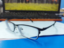 帕斯贝奇近视眼镜男纯钛超轻大脸眼镜架配度数变色散光蔡司旗下镜片眼睛框 均码-黑色 配【蔡司出品】视特耐1.60防蓝光 实拍图