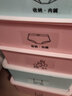 自然屋内衣收纳盒内衣裤袜子收纳分格文胸整理盒收纳神器 三件套带盖子 樱花粉【三件套带三盖】送贴纸 实拍图