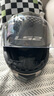 LS2摩托车头盔12K超轻碳纤维全盔蓝牙槽机车安全帽四季FF396 12K亮黑（单镜片） L（建议55-57头围） 实拍图