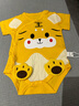 迪迪熊日记（DIDIXIONGRIJI）婴儿衣服夏季薄款短袖男女0-3个月6宝宝包屁三角哈衣纯棉爬服夏装 实拍图