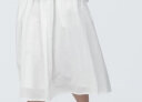 无印良品 MUJI 女式 强捻 抽褶裙长半身裙女裙子纱裙薄荷曼波风 BE1QZC4S 白色 M 160/66A 晒单实拍图