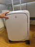 多运MULTICARRY宝妈行李箱拉杆箱旅行箱登机箱可坐可骑前开盖次日达可充电PRO款 Pro浅云白 赠pro专用立体护围垫 20英寸 -适用短途【可登机】 实拍图