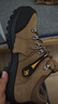 骆驼（CAMEL）户外登山鞋男 耐磨徒步鞋牛皮户外鞋 A63202a6015 棕色 43 实拍图