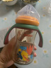 日康（rikang）吸管奶瓶 1岁以上带重力球宽口奶瓶 PPSU带手柄240ml 黄色N1063-2 晒单实拍图