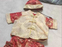迪士尼（Disney）1周岁礼服男宝宝冬季春秋男孩唐装红色百天宴满月婴儿抓周衣服夏 小皇子短-袖夏 6件套 90 【12-18个月体重22-26斤】 实拍图