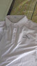 回力短袖t恤男冰丝polo领衫夏季速干休闲百搭运上衣男白色3XL 实拍图