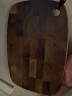 LC LIVING相思木菜板 泰国进口实木砧板切菜板 椭圆形挂式面板擀面板 案板 小号32x22x1.5cm 实拍图