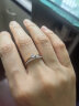 谢瑞麟（TSL）母亲节礼物钻石戒指女18K金玫瑰金排钻戒指求婚结婚钻戒63233 13号圈口（20颗钻石,共约12分） 实拍图