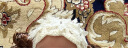 迪士尼（Disney）婴儿假发帽子女宝宝护囟门帽春夏韩版洋气公主手工儿童编织毛线帽 白色蕾丝花朵 S/0-6个月 x 均码 晒单实拍图