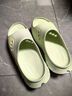 Saucony索康尼CRADLE摇篮2运动拖鞋男女时尚一脚蹬缓震舒适凉鞋 浅绿 39 实拍图
