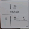 卡瑞琪（COURAGE）电动晾衣架智能自动升降晒被隐藏式阳台超薄晾衣架语音隐形晾衣杆 A8-A典雅黑 大屏照明+无线遥控 实拍图