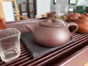 【9成新】京东京造宜兴紫砂壶 原矿紫泥 手工茶壶泡茶壶功夫茶具 景舟石瓢壶220ml   实拍图