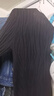 日着旷野美拉德针织打底衫2024冬季新款高领纹理感弹力亲肤修身上衣 静夜黑 L 实拍图